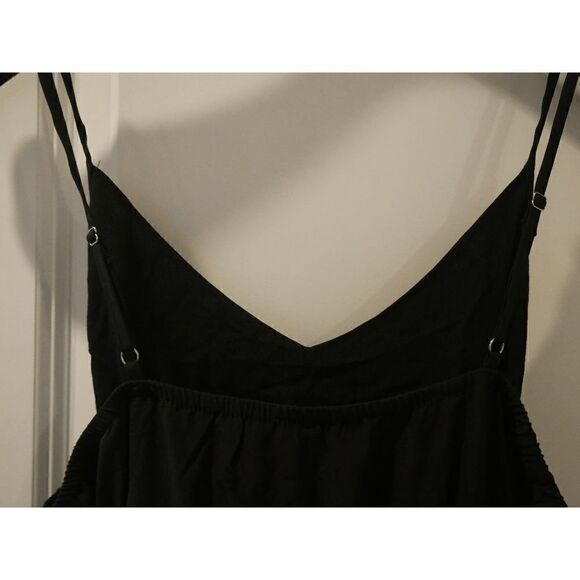 Elings Black V-Neck Sleeveless Split-Hem Jumpsuit S - Picture 6 of 12
